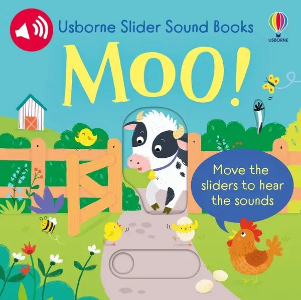 Slider Sound Books Moo! : Usborne