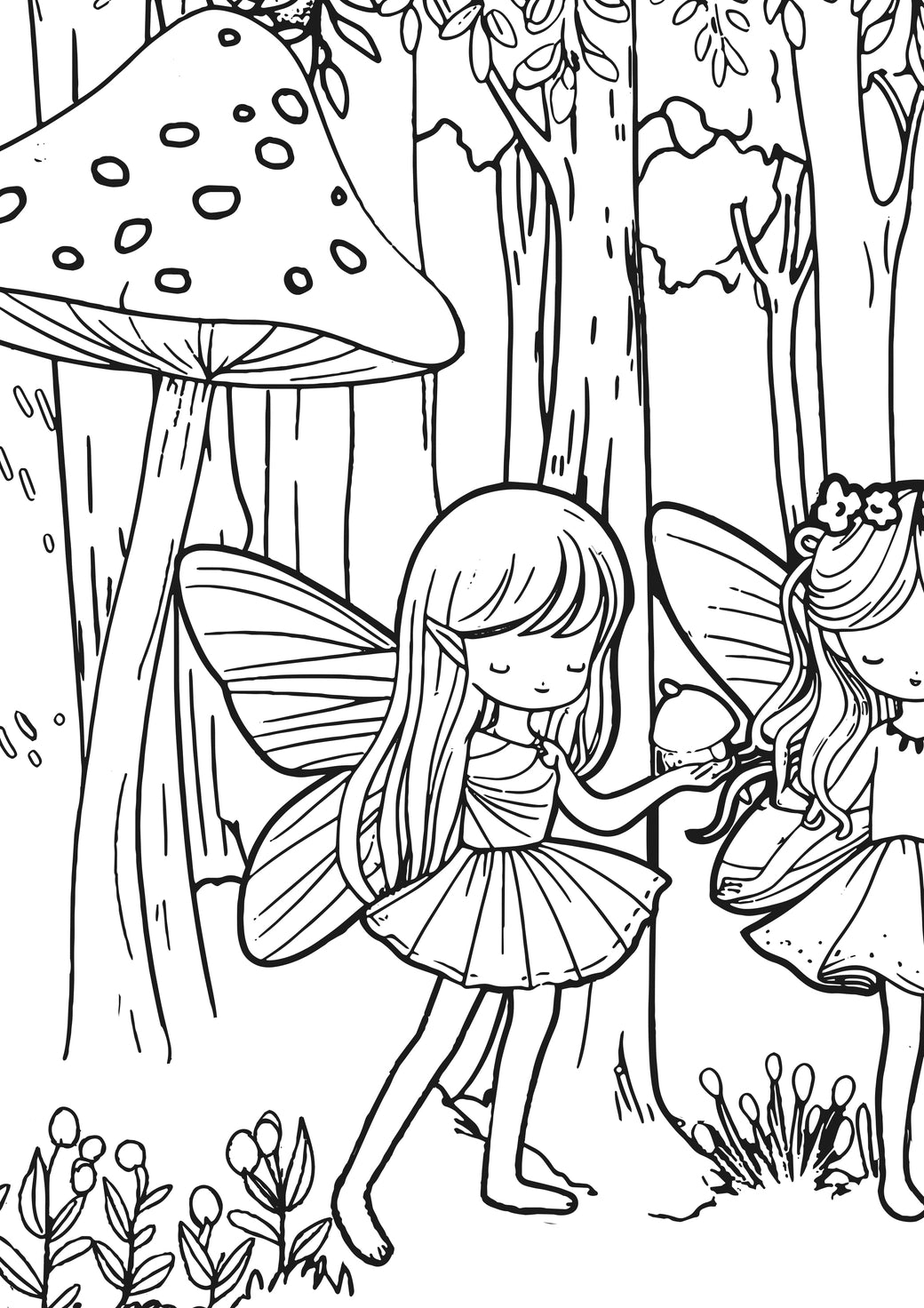 Fairyland Fun- Xxl Coloring Book