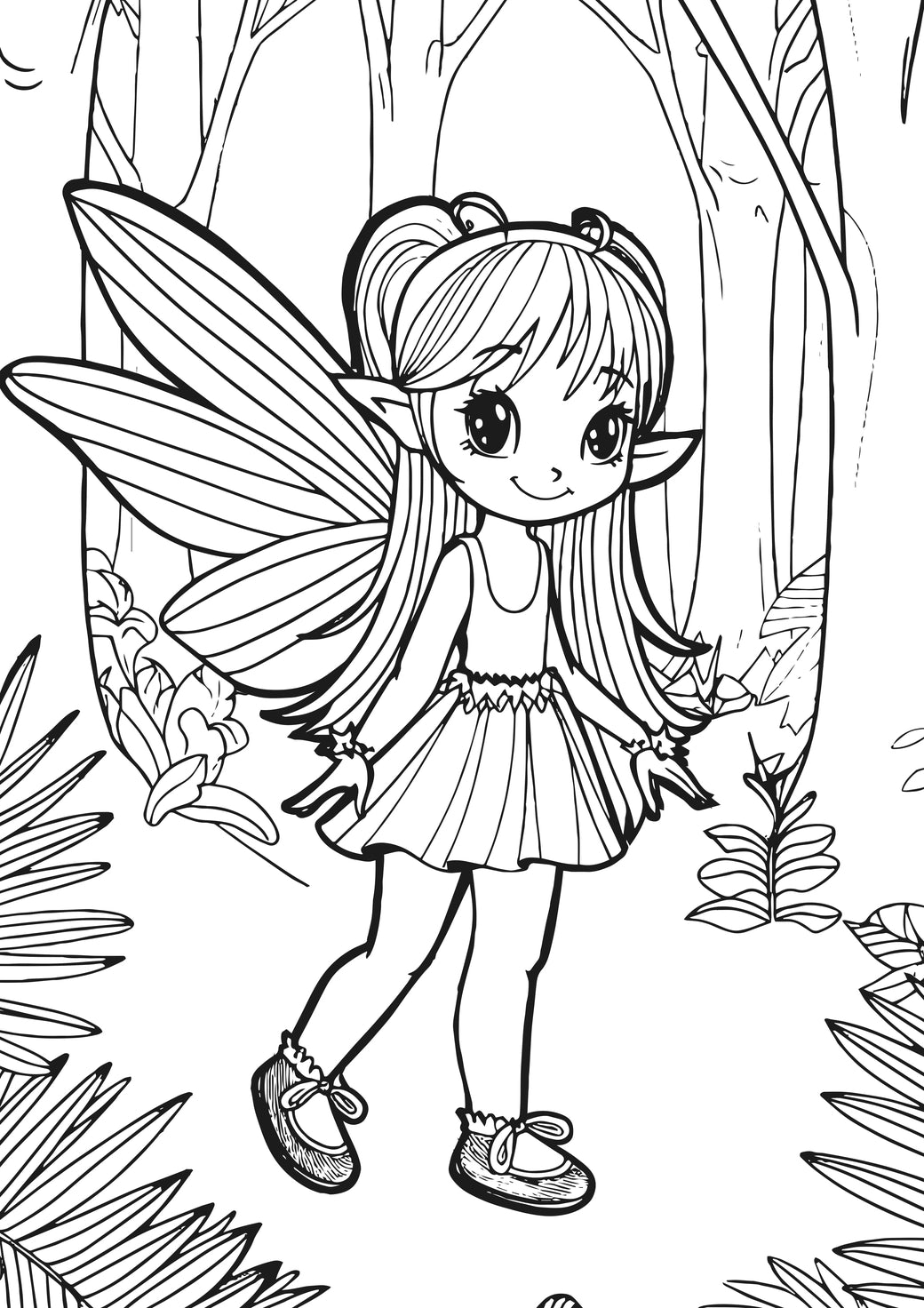 Fairyland Fun- Xxl Coloring Book