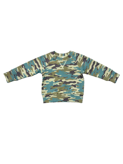 BOYS RAGLAN SWEATSHIRT - Camo