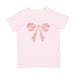 Pearl Bow Patch Short Sleeve T-Shirt - Kids Clothing