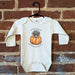 "Pumpkin Bumpkin" Funny Chicken Fall Beige Baby Body Suit
