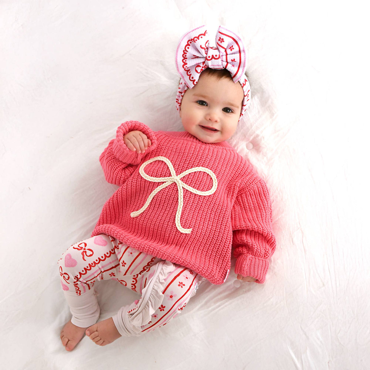 Pink Bow SWEATER