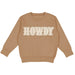 Howdy Patch Sweatshirt - Mocha - Western Apparel