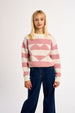 Pink Heart GIRLS KNITTED SWEATER