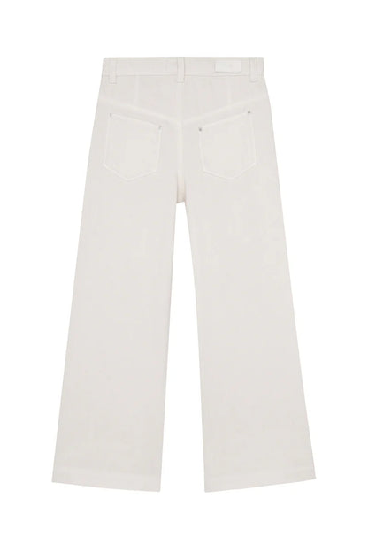 Lily Wide Leg Jean in Sugar Cookie