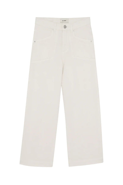 Lily Wide Leg Jean in Sugar Cookie