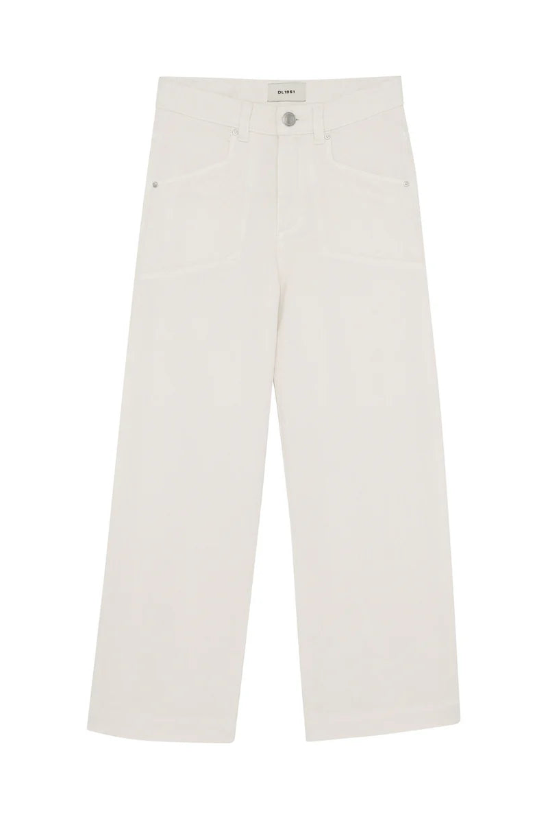 Lily Wide Leg Jean in Sugar Cookie