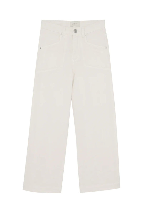 Lily Wide Leg Jean in Sugar Cookie