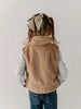 GIRLS Faux VEST -Beige