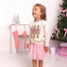 Pastel Nutcracker Patch Christmas Sweatshirt - Natural