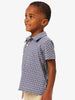 Boys Home Run Knit Short Sleeve Performance Polo