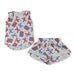 Sleeveless bow flag top shorts kids girls 4th of july outfit