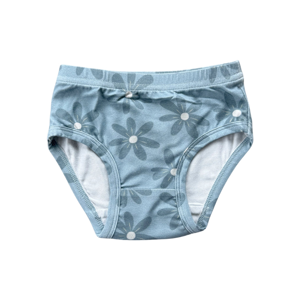 Girl's Underwear - Daisy in Ski Blue