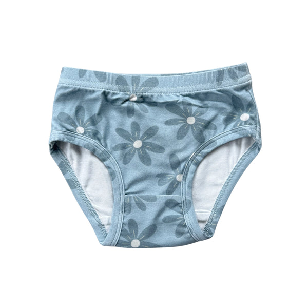 Girl's Underwear - Daisy in Ski Blue