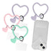 New Heart Universal Phone Silicone Wristlet Lanyard Keychain