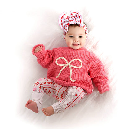 Pink Bow SWEATER