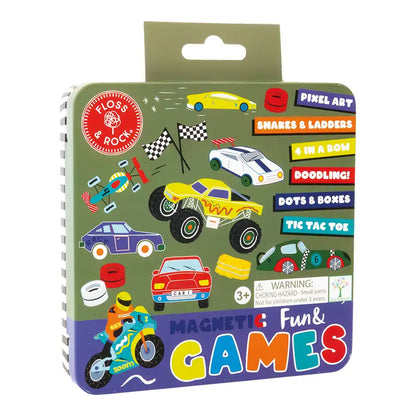 Magnetic Fun & Games Tin - Cars