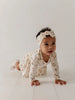 BABY GIRL LONG SLEEVE BODYSUIT DRESS SET - MEADOW BLOOM