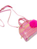 Shiny Dotted Heart Moon Handbag