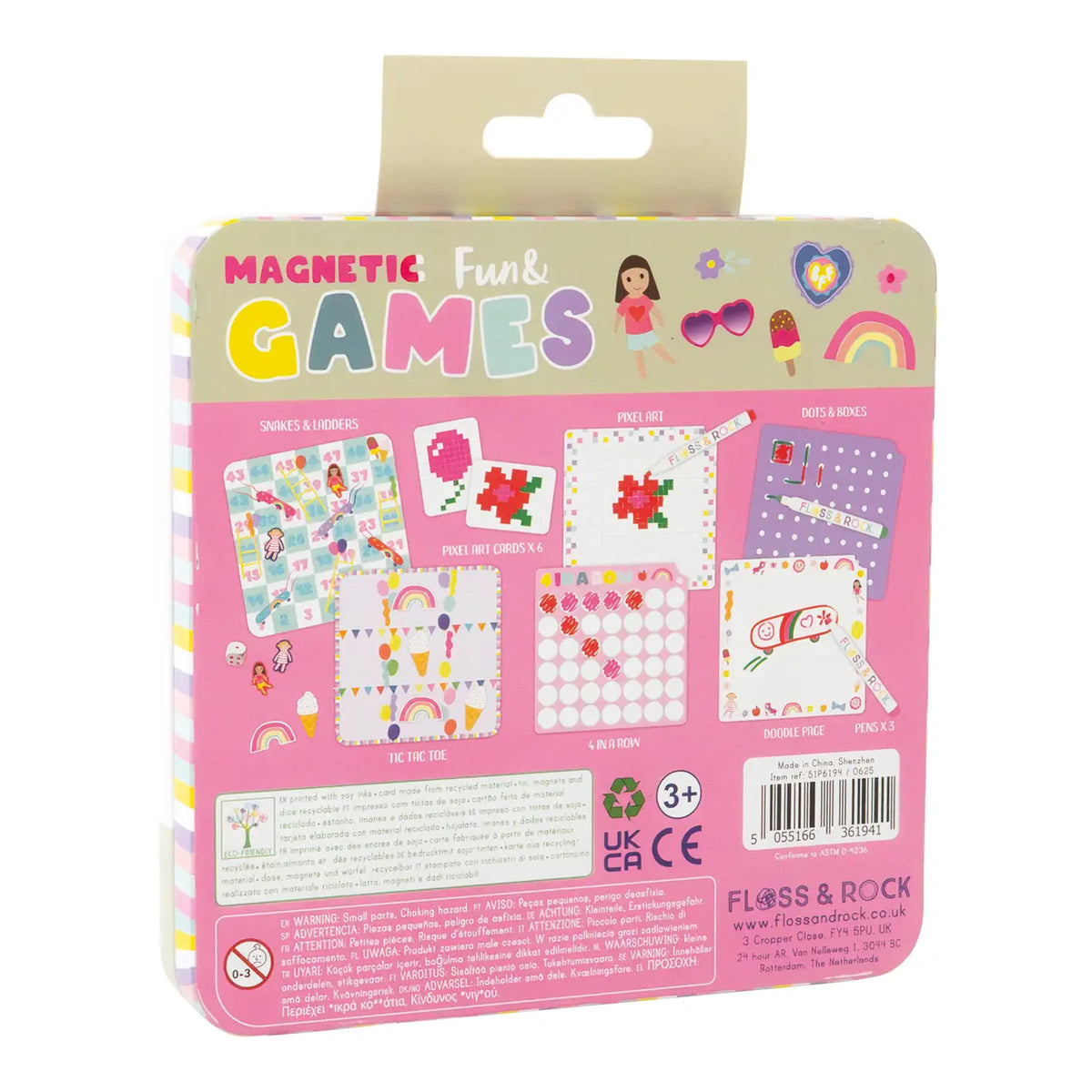 Magnetic Fun & Games Tin - Best Friends