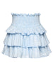 Eyelet 3 Tier Smocked Waist Skirt