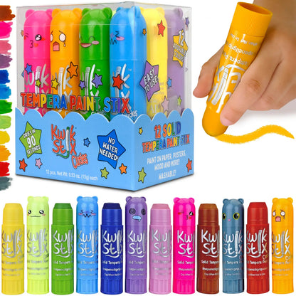 Kwik Stix Paint Sticks Cuties, Set of 12 Colors