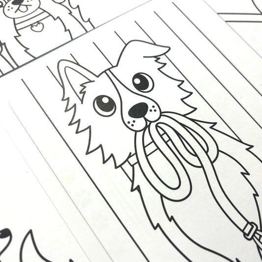 Undercover Art Hidden Patterns Coloring Activity - Dog Days