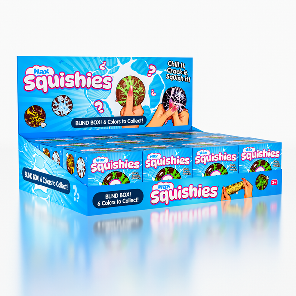 Wax Squishies® Mystery Wax Crack Fidget Stress Ball Blind Box (1pc) (INT)