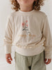 GIRLS RUFFLE HEM SWEATSHIRT - Happy Days