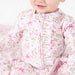 Bows in Bloom Ruffle Zipper Footie