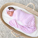 Lana Pink Ribbed SWADDLE Bamboo