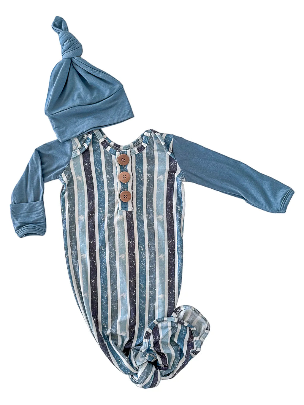 Hendrix | Knot Gown & Hat Set