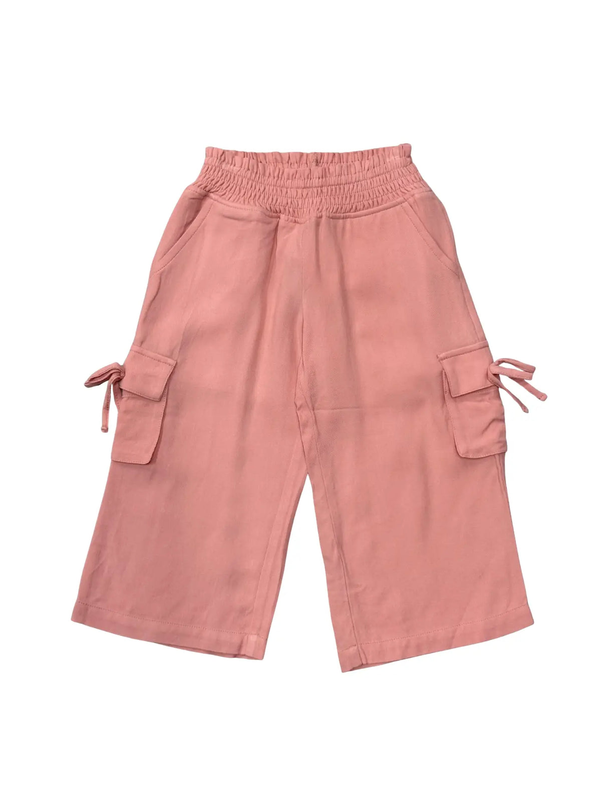 GIRLS WIDE LEG CARGO PANT - Mellow Rose