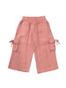 GIRLS WIDE LEG CARGO PANT - Mellow Rose
