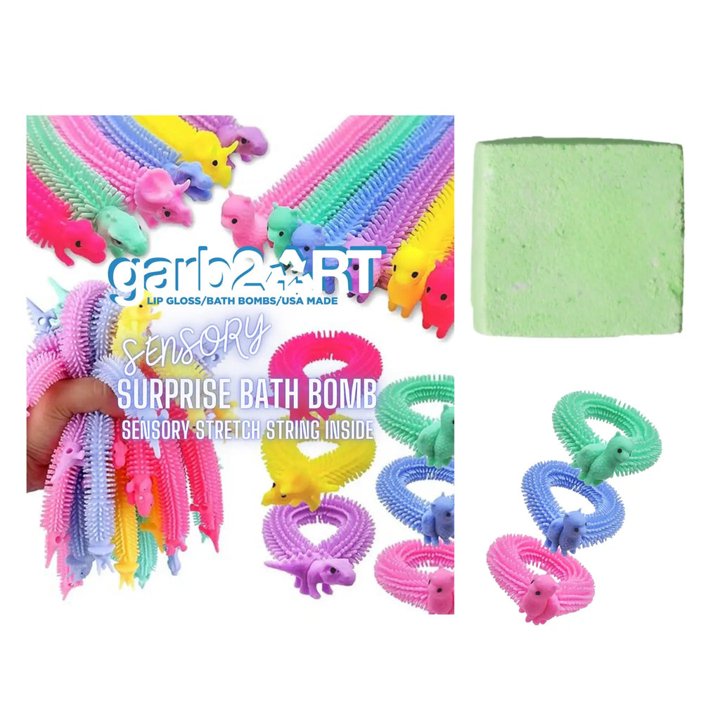 Sensory Surprise Bath Bomb | Stretch String