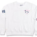 Theme Varsity White Sweatshirt