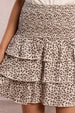 GIRLS WOVEN SKIRT - Leopard