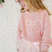 Coquette Bow Knit Sweater - Kids Boutique Clothing