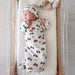 Little Farmer Bamboo Waffle Newborn Baby Knot Gown & Hat Set