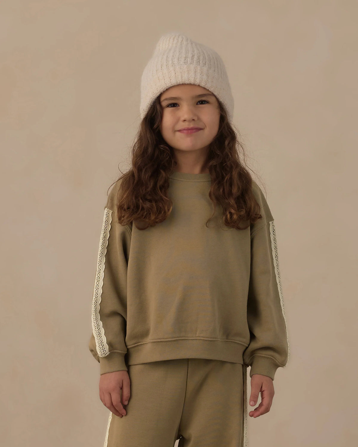 WIDE LEG SWEATPANT OLIVE