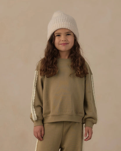 OVERSIZED SWEATSHIRT OLIVE
