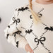 Bat Trellis Halloween Women's Sweater - Mommy and Me