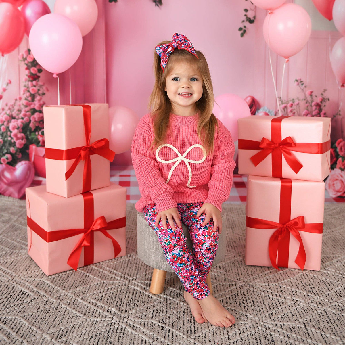 Pink Bow SWEATER
