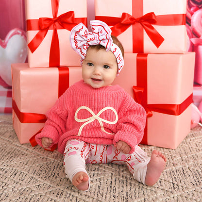 Pink Bow SWEATER
