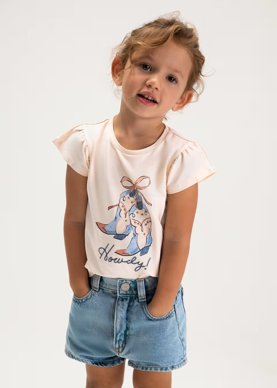Girl Denim Shorts - Light