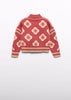 Girl Geometric Jacquard Sweater