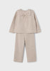 Knit Pants and Sweater Set - Heather Toffee