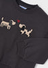 Pullover - Girl Puppy Sweatshirt 4407