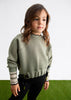 Girl Sweatshirt with Bow Details